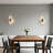 Modern Leaf-Shaped Led Wall Sconce, Gold Glitter Acrylic Design, Dimmable Bedside Wall Sconces