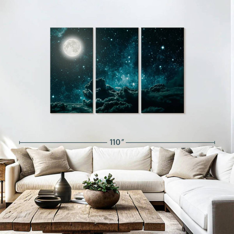 Oberle Galaxy Moonlight, 48" H x 74" W