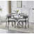 4 Grey Round Wool Chairs is out of stock