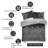 GC Printed Cotton Blend Damask Duvet Cover Set with Pillowcases-27778363-27778361