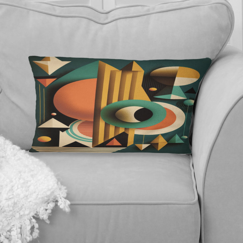 Coussin Mid-Century Retro Dimensions VI - Abstract Midcentury