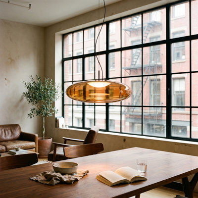 Luminaire suspendu plat 1