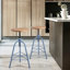Tabouret pivotant en bois massif Jomarion-1332014964
