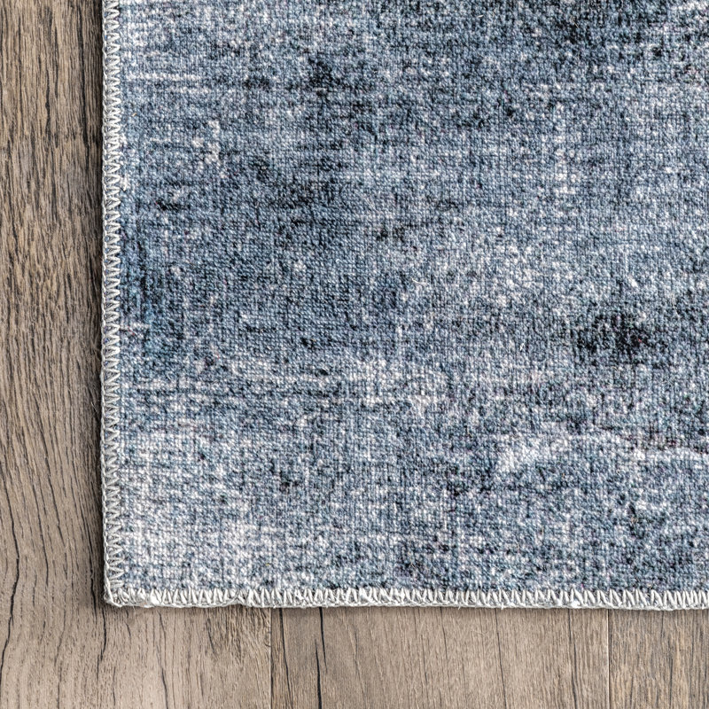 Katia Abstract Machine Washable Accent Rug for Living Room Bedroom Dining Room Entryway Kitchen, Rectangle 5' x 8'
