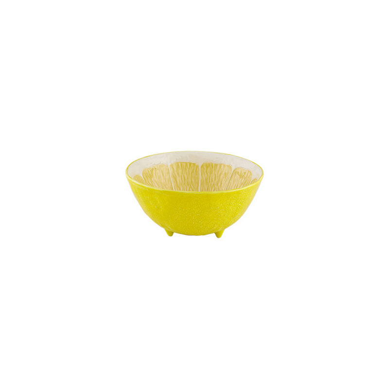 Lemon Earthenware Salad Bowl