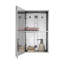 Cullen Single Door Stainless Steel Bathroom Mirror Cabinet