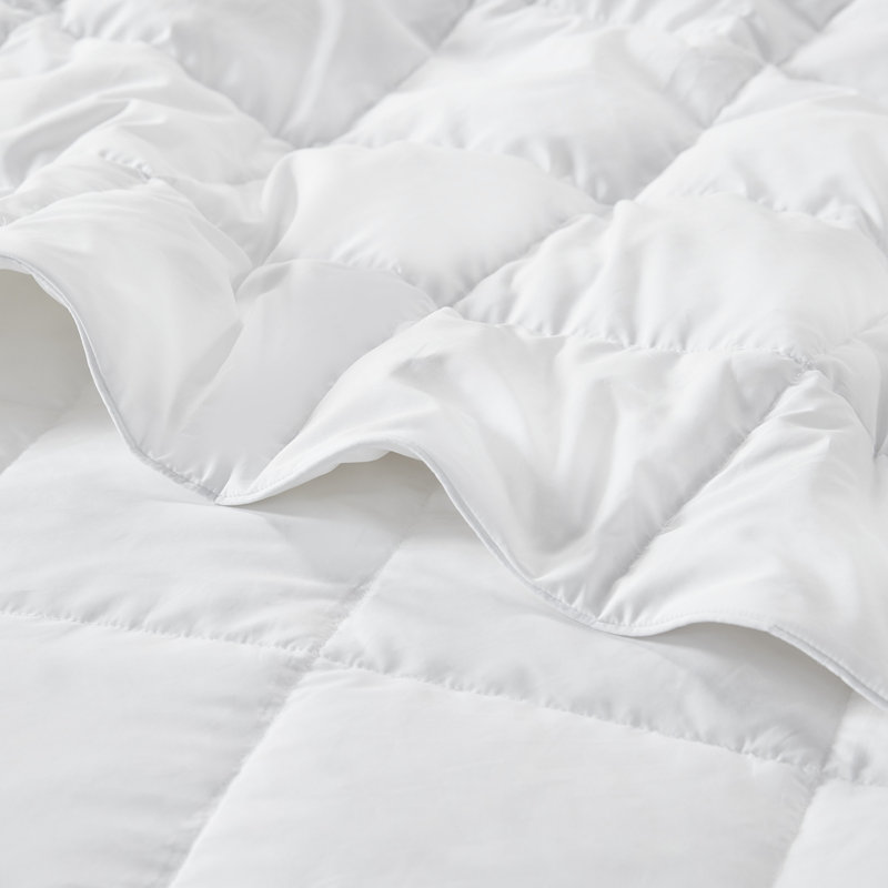 Full White Goose Feather and Down Blanket
