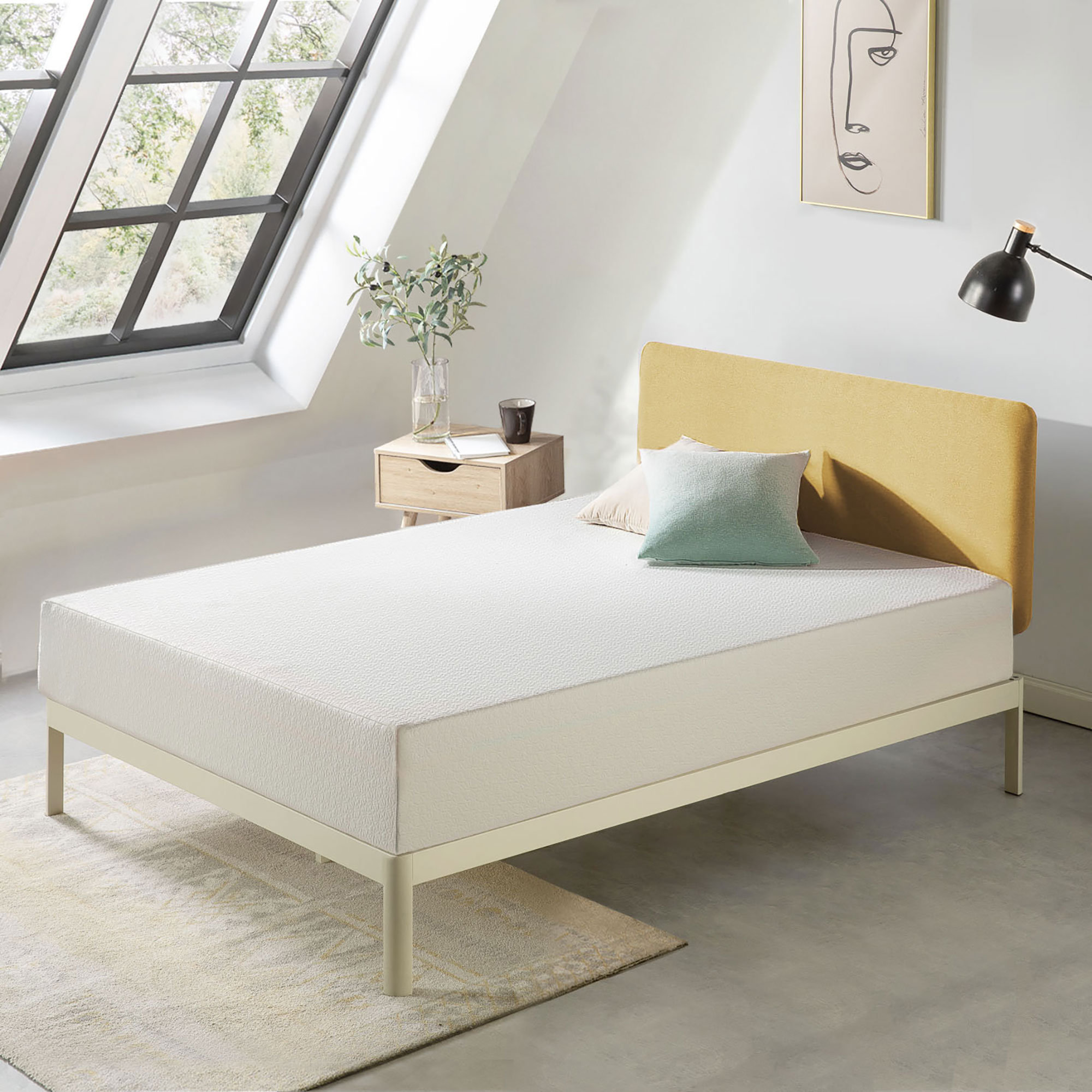 Zinus gel on sale foam mattress