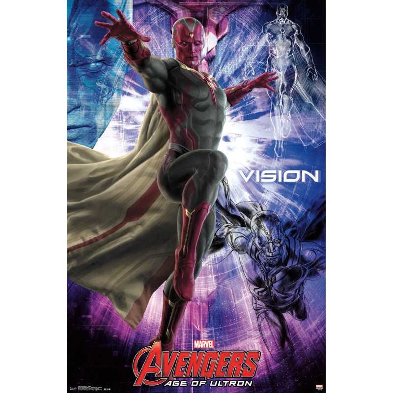 Impression sur papier 2 vision avengers