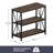 Lavish Home 3-Tier Bookshelf, Brown Woodgrain