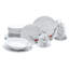 Luna Piece Porcelain Dinnerware Set - Service for 6