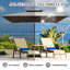 Square Cantilever Umbrella with Centre Pole-1559765479