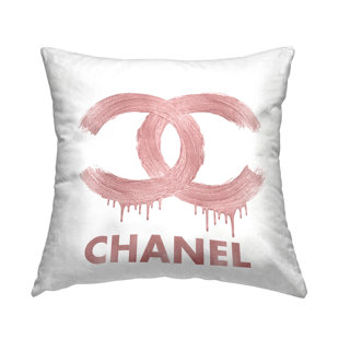 Chanel Throw Pillow Cover, Designer Pillow cover – Luxury Window Treatments