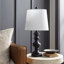 Lampe de table noire 23 po Leonids