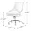 Chaise de travail inclinable et pivotante Clyde-1280288650