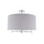 Broseley Fabric Semi Flush Mount-578393597-578393598