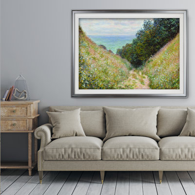 «Road at La Cavée» par Claude Monet, reproduction