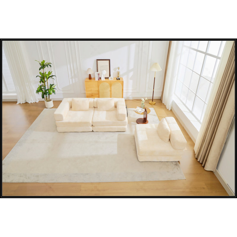 Compression Sofa, Beige