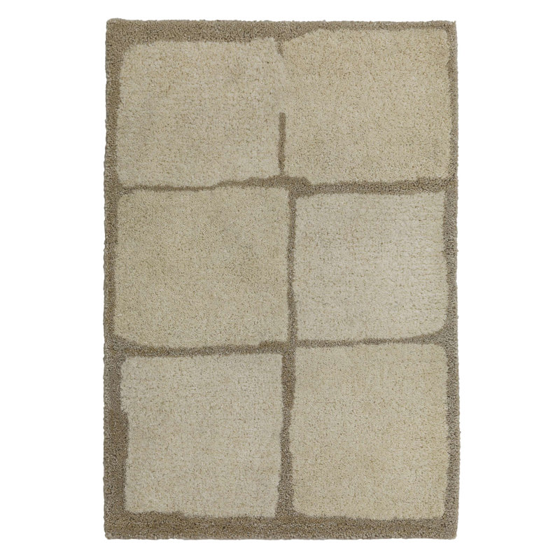Hand Tufted Wool Painterly Indoor Area Rug, Rectangle 2' x 3'
