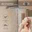 12 Inch Thermostatic Wall Mounted Rainfall Shower System with Rough-in Valve-83255231