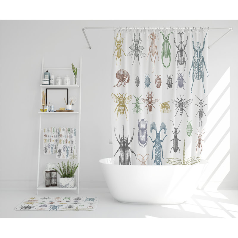 Natasja Polyester Shower Curtain Set