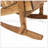 Durable Acacia Wood Adirondack Rocking Chair With Slat-Back Design For Ultimate Outdoor Comfort And Style