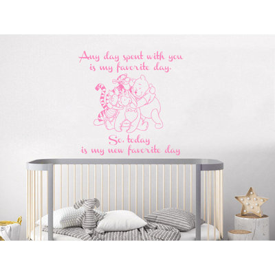 Décalcomanie murale winnie classic the pooh