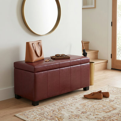 Repose-pieds rectangulaire avec rangement relevable Dover