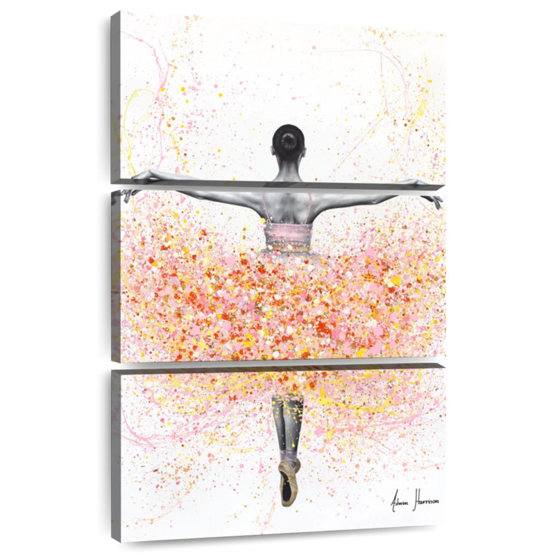 Danseur floral Enn, H 74 po x l 48 po