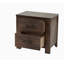 Table de chevet en bois avec finition chêne et table de chevet en bois avec 2 tiroirs et 2 tiroirs