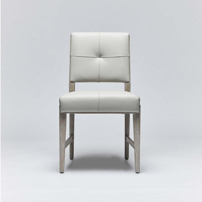 Chaise d'appoint rembourrée en cuir Essex