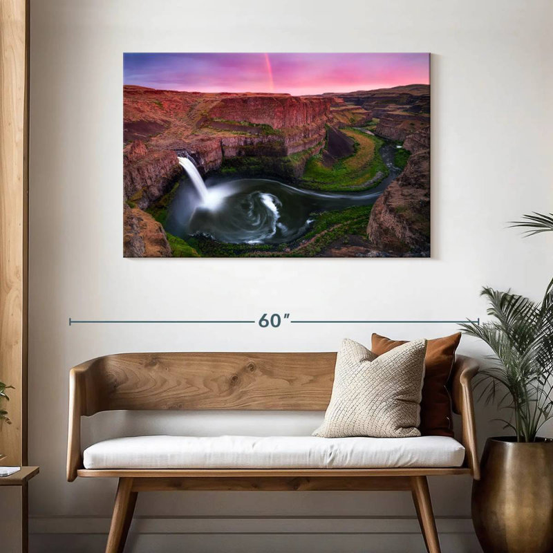 Alvord surplombant la cascade de Palouse, H 30 po x l 45 po