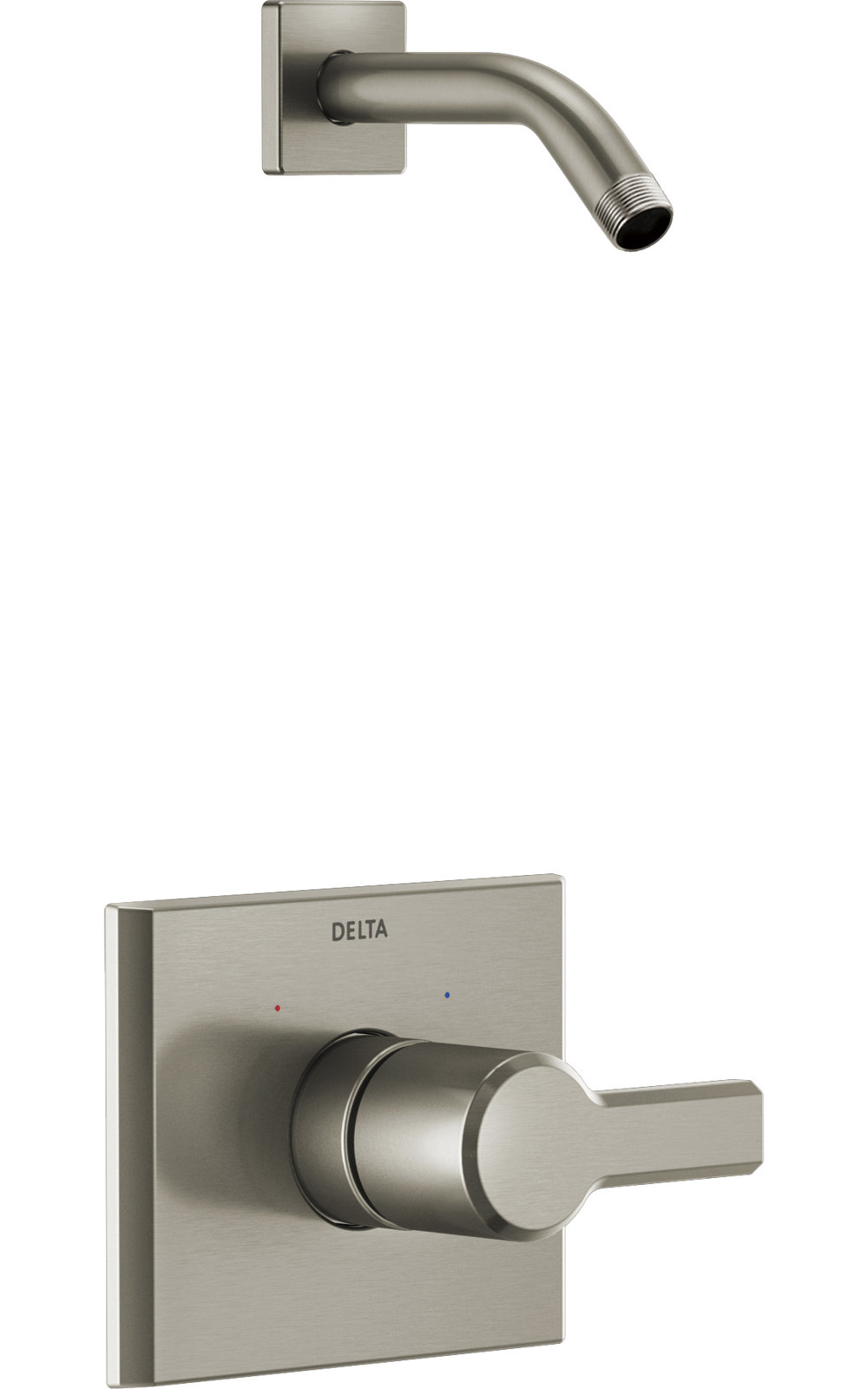 Pivotal Shower Faucet, Brushed Nickel