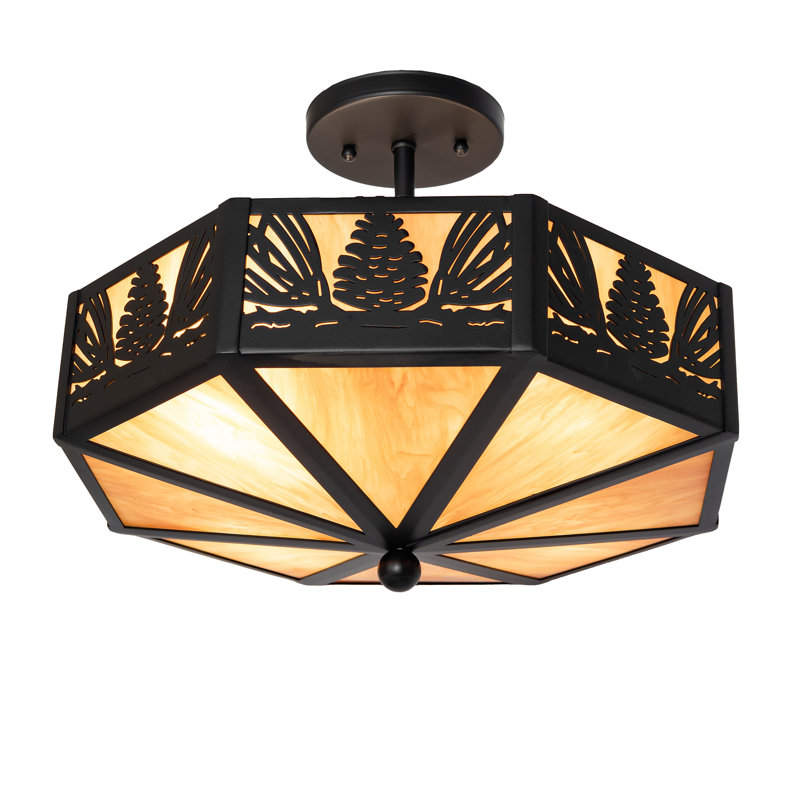 4 - Light Semi Flush Mount