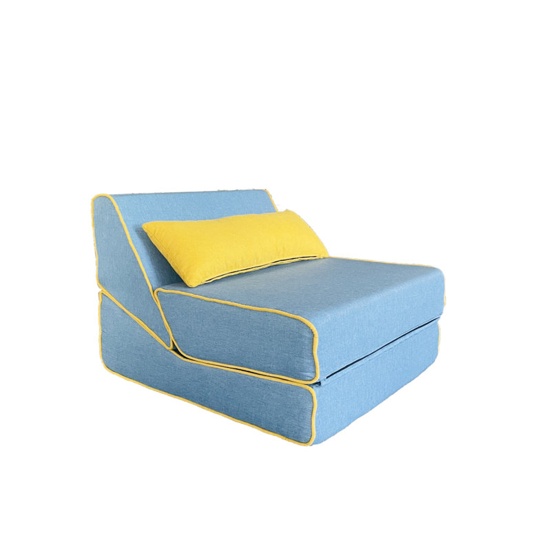 Petit canapé-lit convertible, Bleu