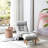 Multifunctional Reclining Chair With Linen Padding For Extra Comfort Adjustable Dormitory - Comfortable Linen, Metal Frame