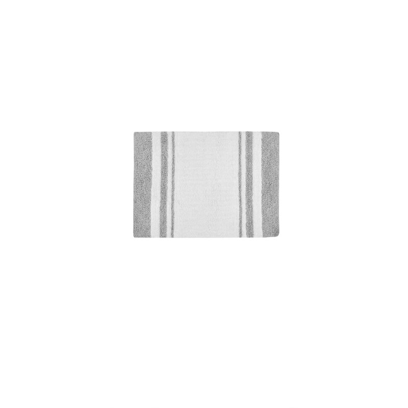 Reversible Bath Rug, Gray, 30" L x 20" W