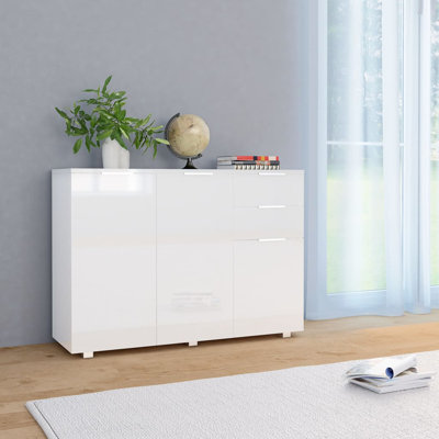 Sideboard High Gloss 107x35x80.5 cm