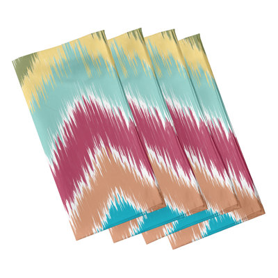 Ensemble de serviettes 4 pièces Ikat-Arina