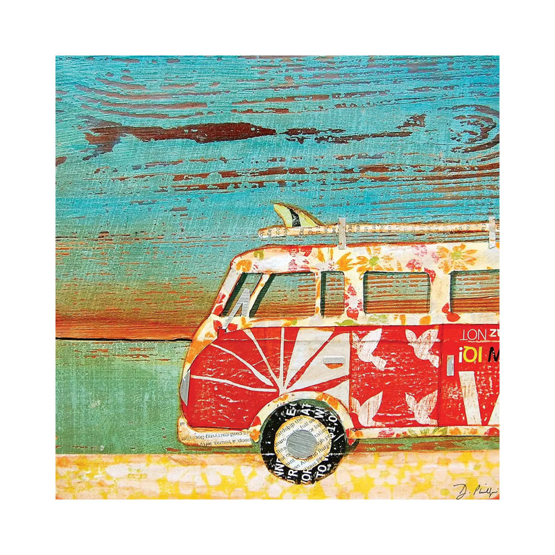Santa Cruise 1 Piece Wrapped Canvas Painting, 45.72 cm H x 45.72 cm W x 1.91 cm D