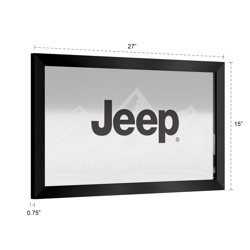 Wood Rectangle Wall Mirror