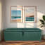 Banc moderne avec repose-pieds rembourré avec compartiment de rangement dissimulé, plateau rabattable et base en bois naturel-1635452061-1635452063
