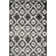 Bethlyn Ikat Ivory/Charcoal Area Rug