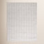 Hoxton Gray Beige Hand-Woven Striped Wool Rug