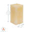 Vanilla Scented Pillar Candle