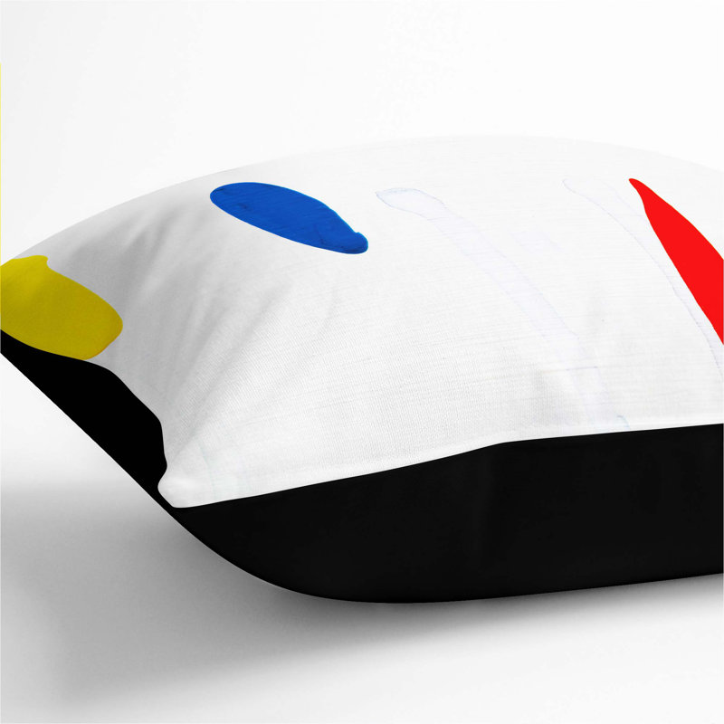 Square Throw Cushion, 40 x 40 cm, Black