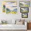 «Panorama Mountain Landscape - Floater Frame, reproduction sur toile»-317882205-317882204