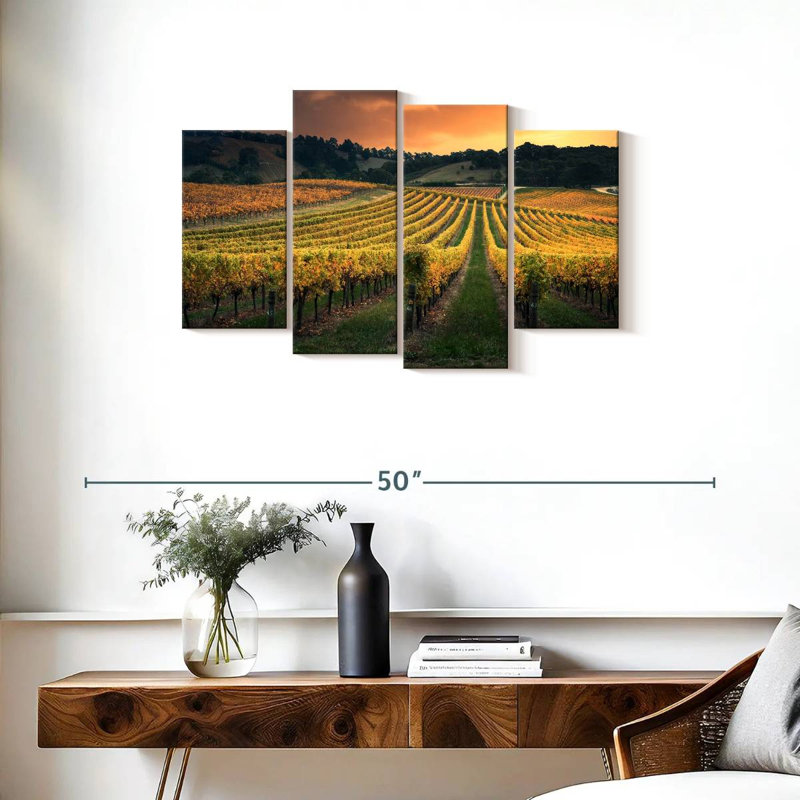 Alvord Golden Australian Vineyard, H 22 po x l 36 po