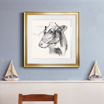 " Holstein Portrait Sketch II "