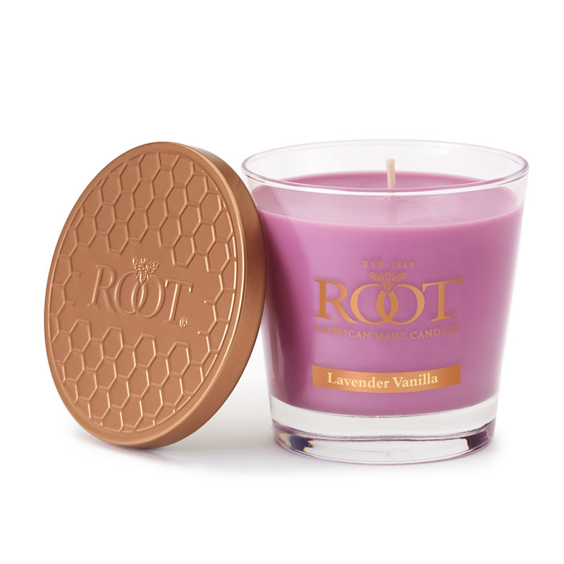 Bougie parfumée lavande et vanille, Pot de 6,3 oz